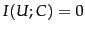 $I(\wvar;C) = 0$
