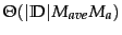 $\Theta(\vert\docsetlabeled\vert M_{ave} M_{a})$