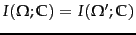 $I(\Omega;\mathbb{C})=I(\Omega';\mathbb{C})$
