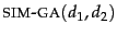 $\mbox{{\sc sim-ga}}(d_1,d_2)$
