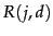 $R(j,d)$