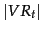 $\vert VR_t\vert$